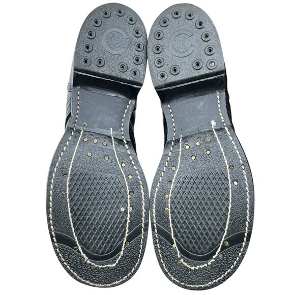 Vintage Corcoran Men's Narrow Cap Toe Black Leather 1500 Jump Boots Size 6.5 C - Picture 9 of 11